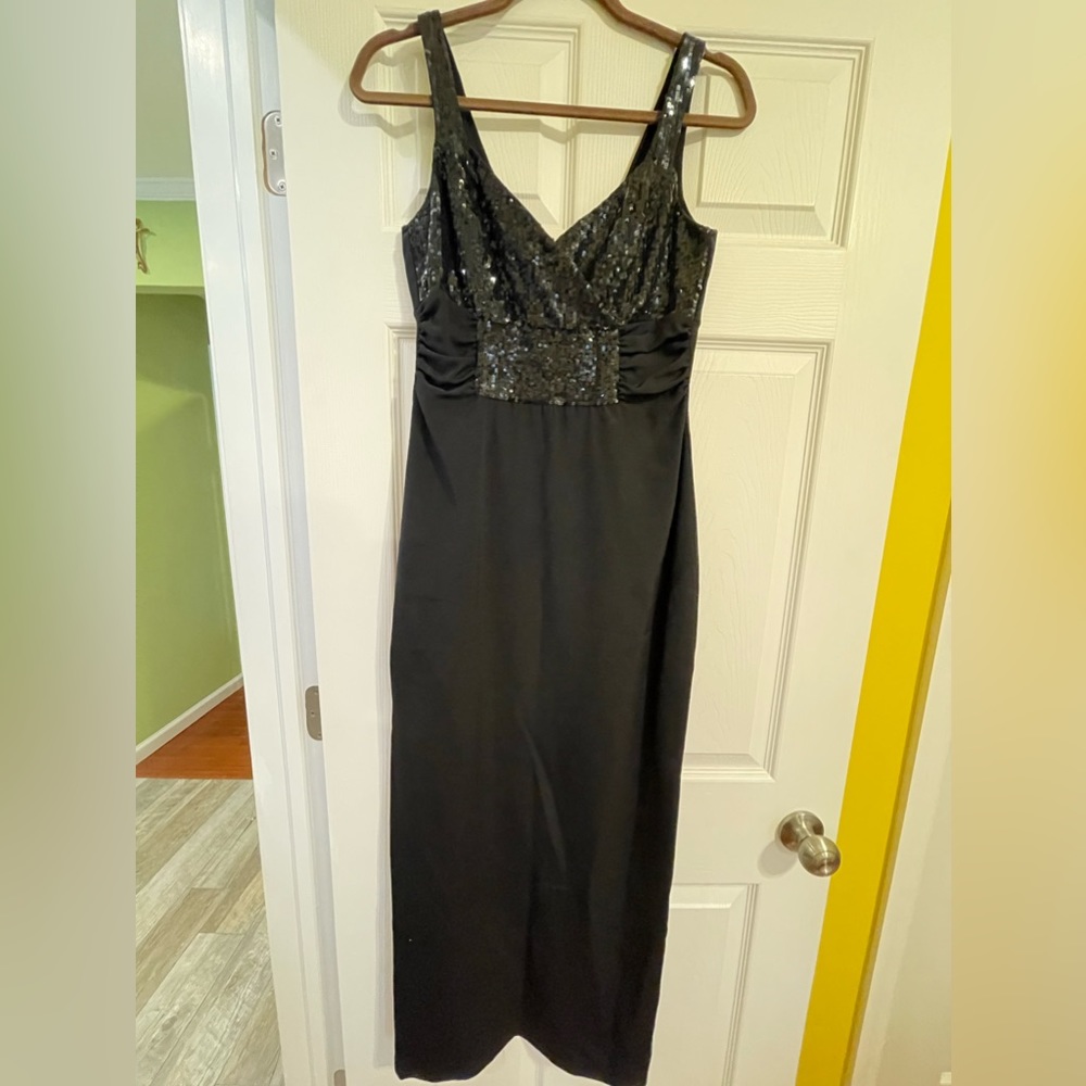 Chetta B Sherrie Bloom Dress with Sequin Bust - Size 4